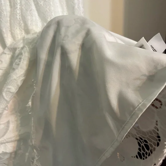 NWT Loft brand white lacy dress, size 8. Pictures don’t do this dress justice! - Picture 7 of 7